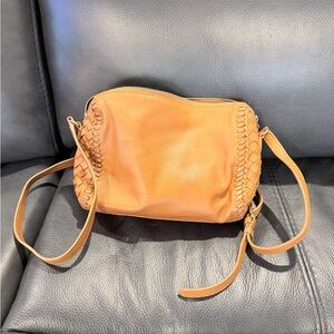 Cole Haan Tan Leather Crossbody Bag
